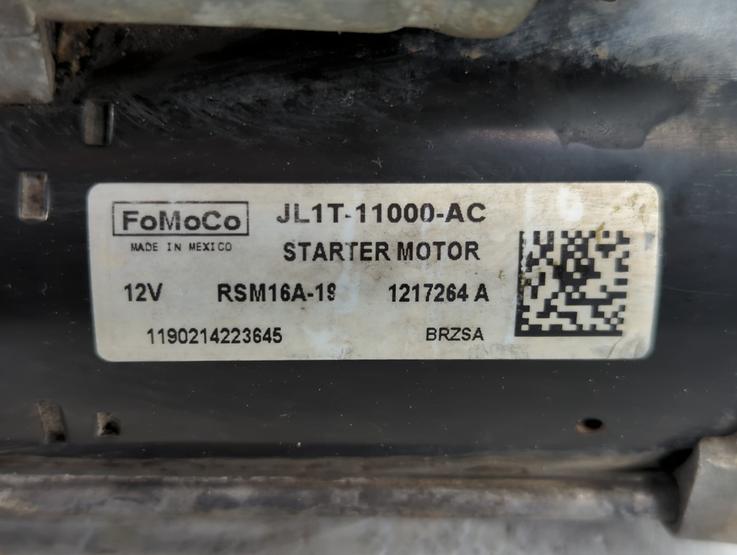 2018-2021 Ford Expedition Car Starter Motor Solenoid OEM P/N:JL1T-11000-AC Fits Fits 2018 2019 2020 2021 OEM Used Auto Parts