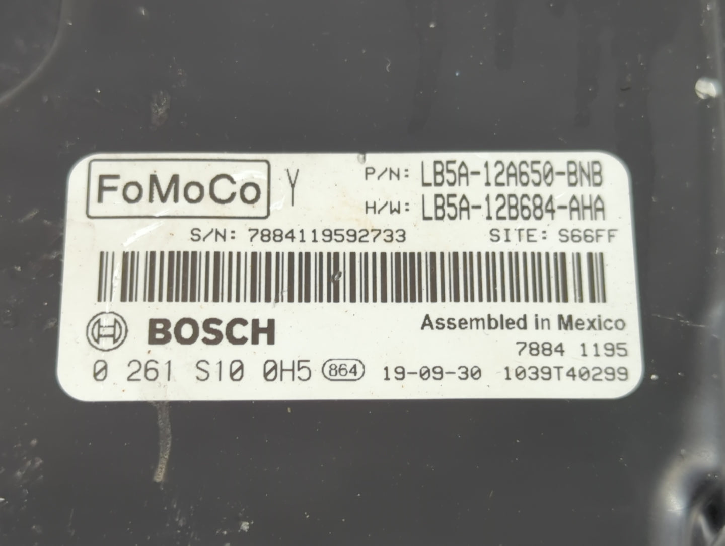 2020-2021 Ford Explorer PCM Engine Control Computer ECU ECM PCU OEM P/N:LB5A-12B684-AHA LB5A-12A650-BNB Fits Fits 2020 2021 
