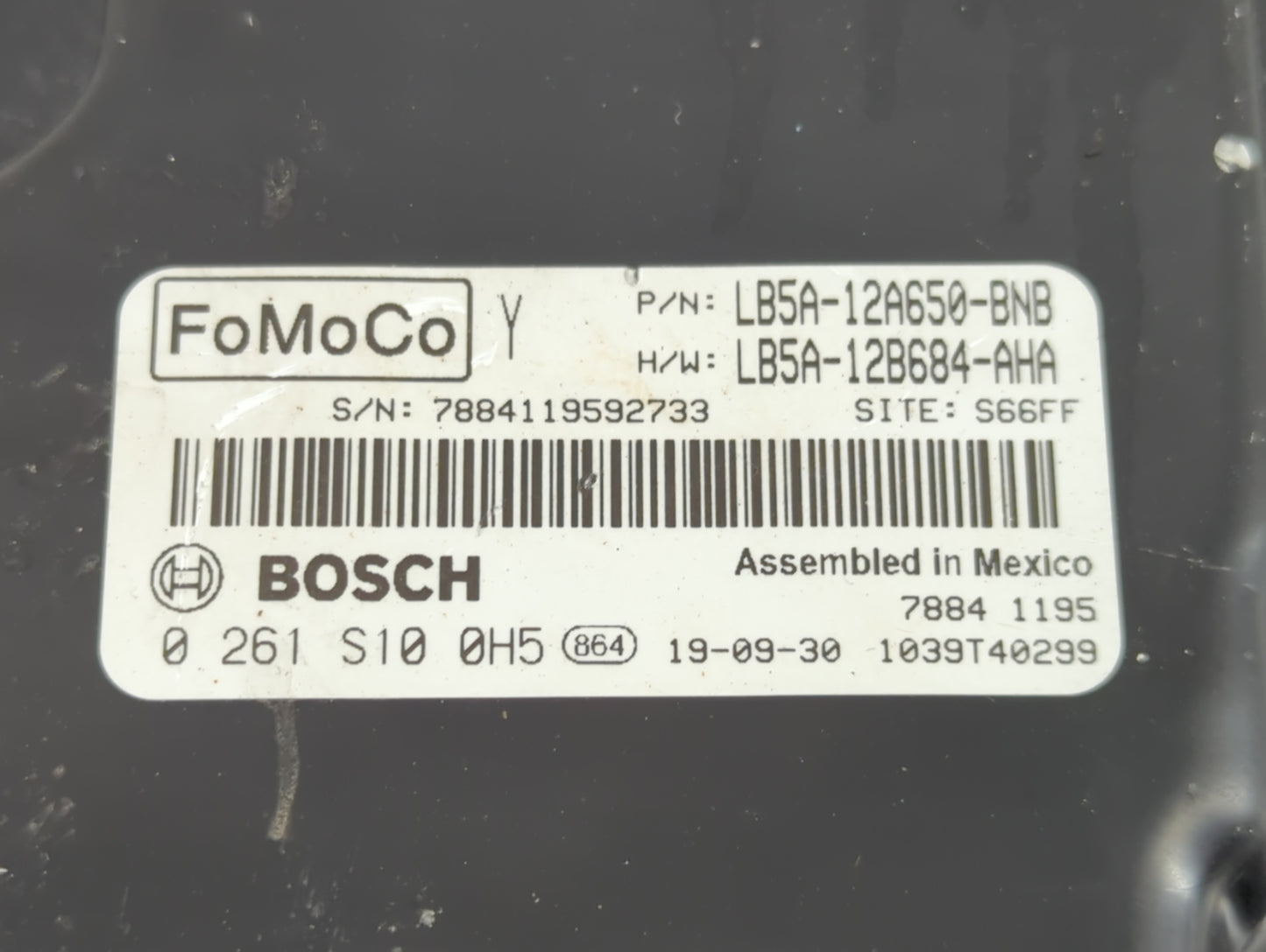 2020-2021 Ford Explorer PCM Engine Control Computer ECU ECM PCU OEM P/N:LB5A-12B684-AHA LB5A-12A650-BNB Fits Fits 2020 2021 