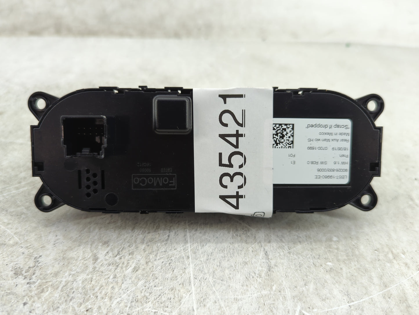 2020 Ford Explorer Climate Control Module Temperature AC/Heater Replacement P/N:LB5T-19980-EE 90026-633/0006 Fits OEM Used A