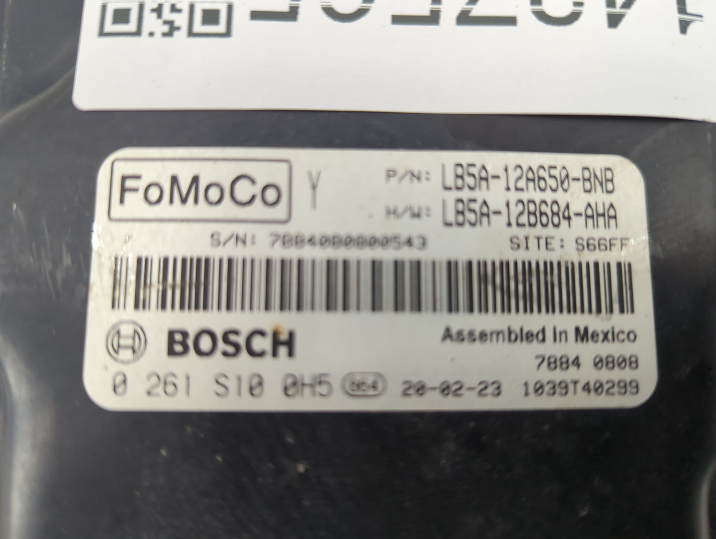 2020-2021 Ford Explorer PCM Engine Control Computer ECU ECM PCU OEM P/N:LB5A-12A650-BNB LB5A-12B684-AHA Fits Fits 2020 2021 