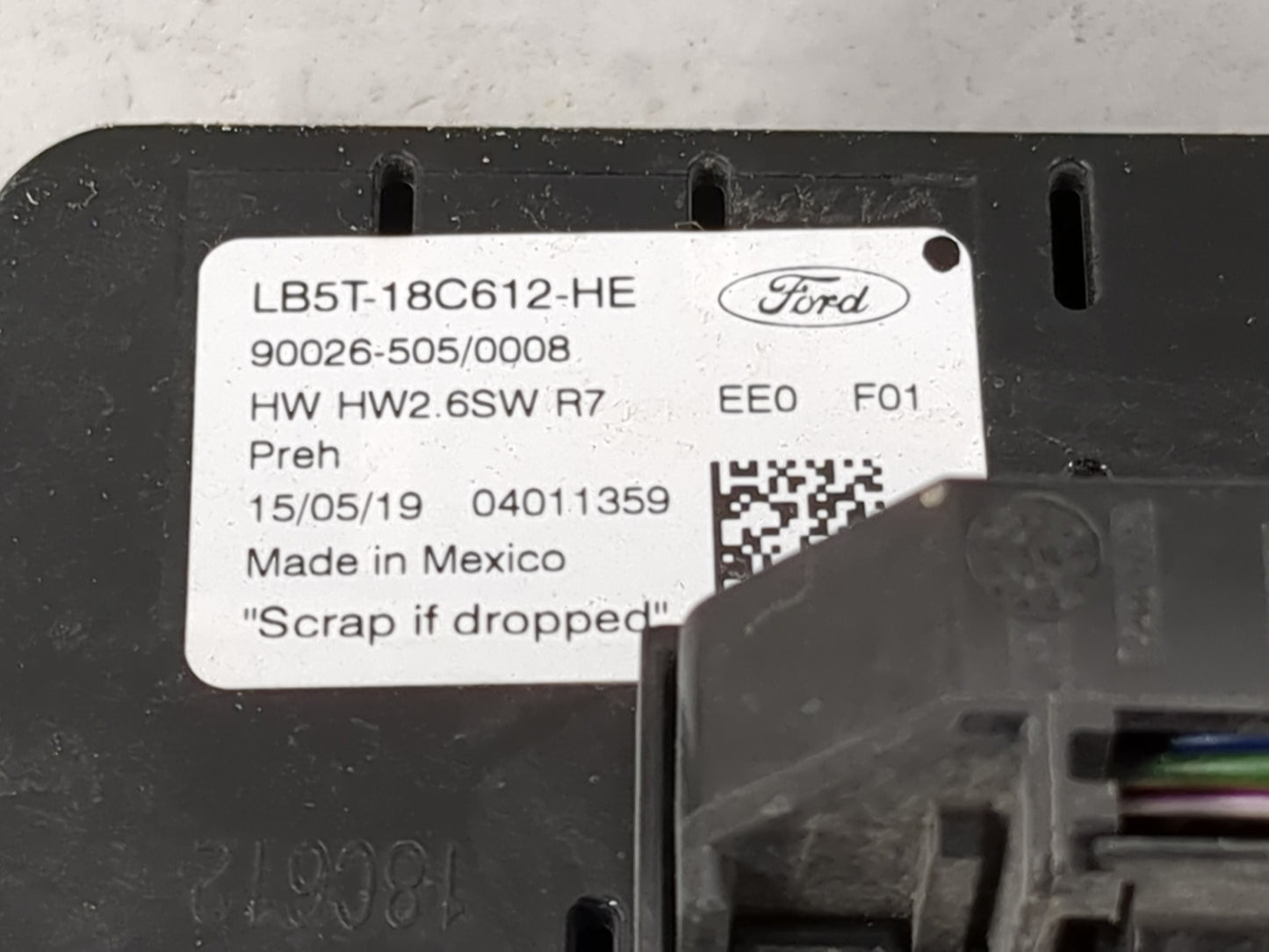 2020 Ford Explorer Climate Control Module Temperature AC/Heater Replacement P/N:LB5T-18C612-HE Fits OEM Used Auto Parts - Oe