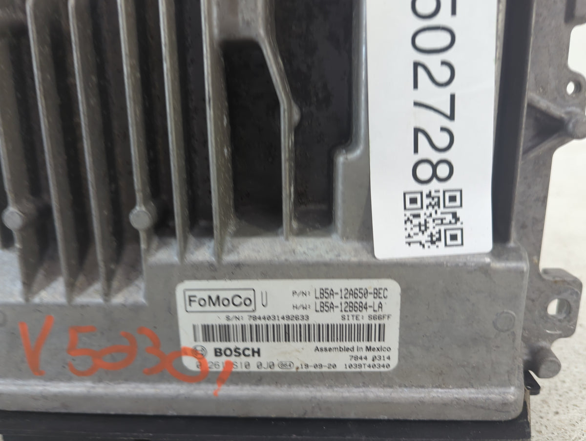 2020-2022 Ford Explorer PCM Engine Control Computer ECU ECM PCU OEM P/N:LB5A-12A650-BEC LB5A-12B684-LA Fits Fits 2020 2021 2