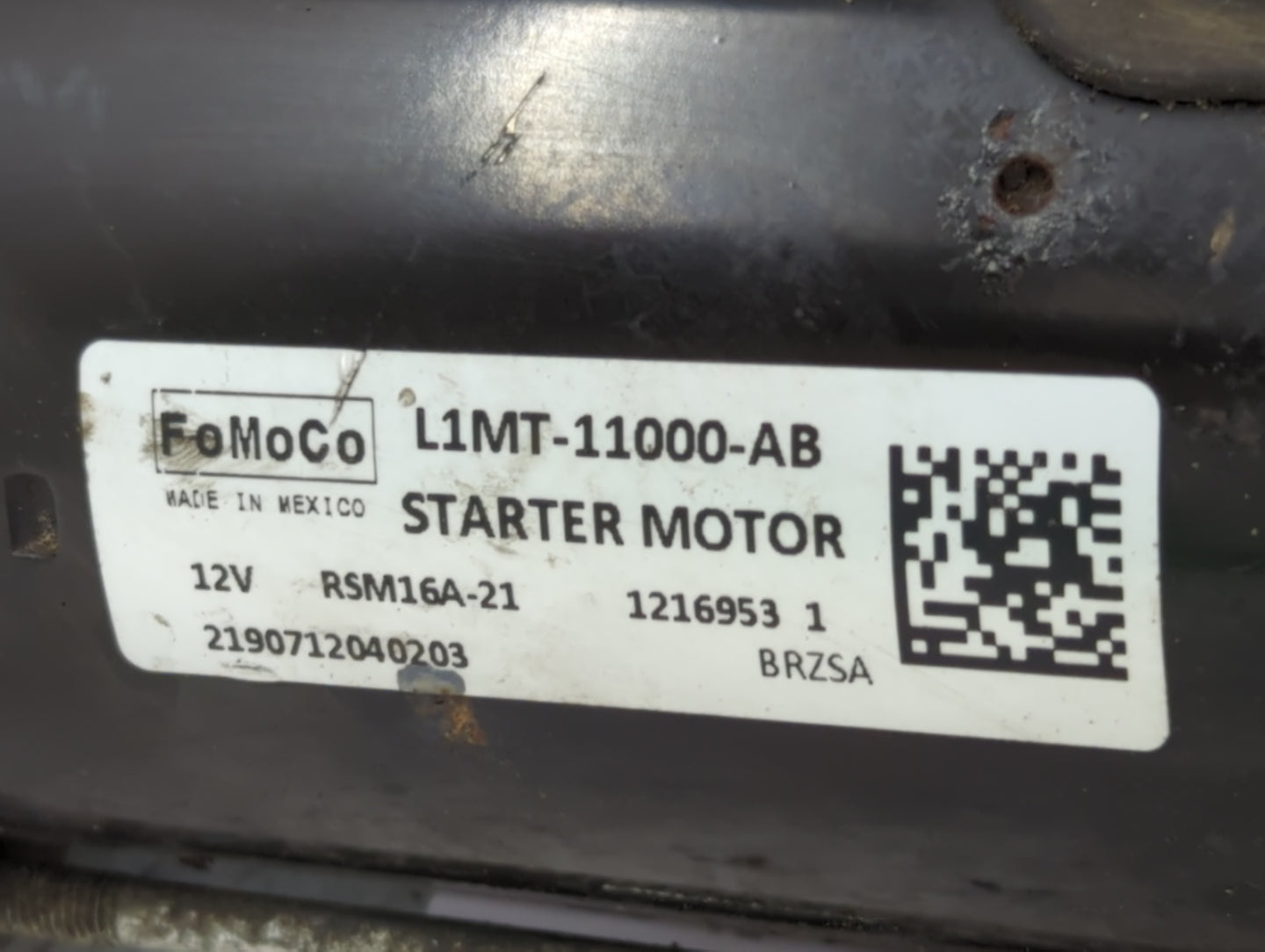 2020-2022 Ford Explorer Car Starter Motor Solenoid OEM P/N:L1MT-11000-AB Fits Fits 2020 2021 2022 OEM Used Auto Parts - Oemu
