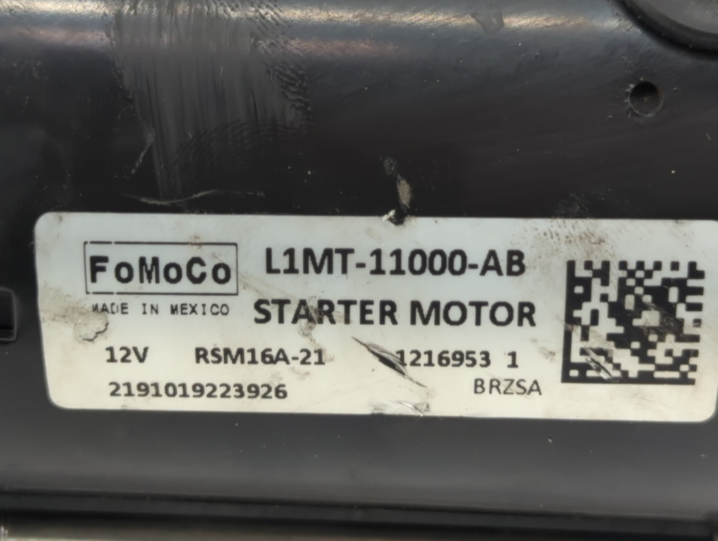 2020-2022 Ford Explorer Car Starter Motor Solenoid OEM P/N:L1MT-11000-AB Fits Fits 2020 2021 2022 OEM Used Auto Parts - Oemu