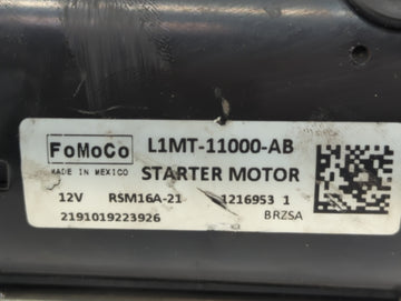 2020-2022 Ford Explorer Car Starter Motor Solenoid OEM P/N:L1MT-11000-AB Fits Fits 2020 2021 2022 OEM Used Auto Parts