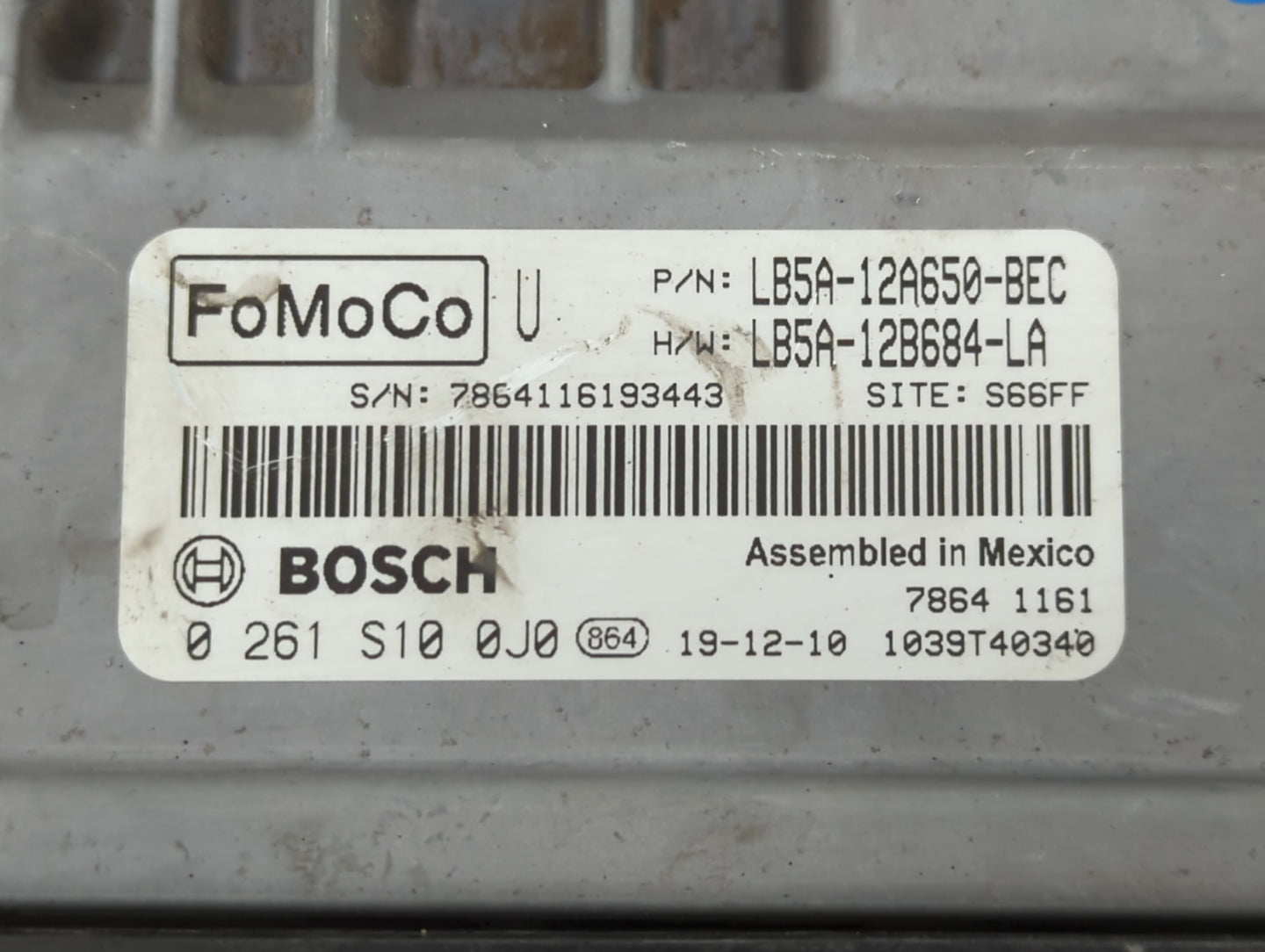 2020-2022 Ford Explorer PCM Engine Control Computer ECU ECM PCU OEM P/N:LB5A-12B684-LA LB5A-12A650-BEC Fits Fits 2020 2021 2