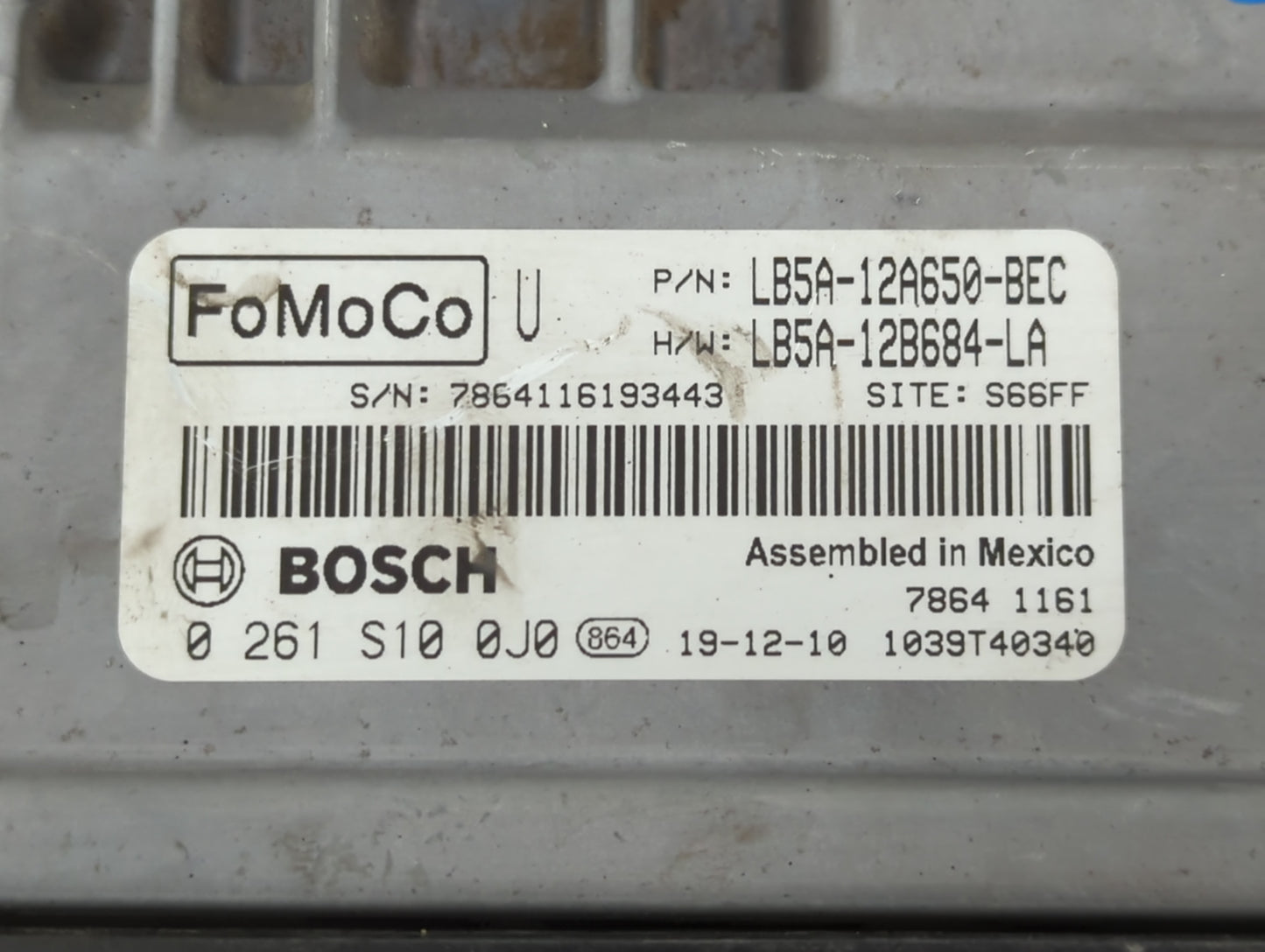 2020-2022 Ford Explorer PCM Engine Control Computer ECU ECM PCU OEM P/N:LB5A-12B684-LA LB5A-12A650-BEC Fits Fits 2020 2021 2