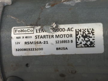 2020-2022 Ford Explorer Car Starter Motor Solenoid OEM P/N:1216953 B Fits Fits 2020 2021 2022 OEM Used Auto Parts