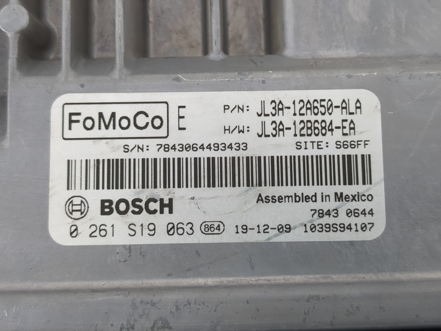 2020 Ford F-150 PCM Engine Control Computer ECU ECM PCU OEM P/N:JL3A-12A650-ALA Fits OEM Used Auto Parts - Oemusedautoparts1