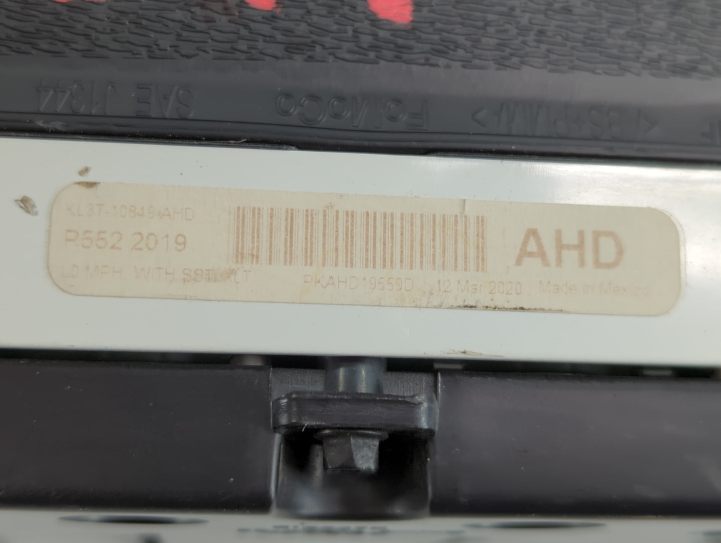 2019-2020 Ford F-150 Instrument Cluster Speedometer Gauges P/N:KL3T-10849-AHD Fits Fits 2019 2020 OEM Used Auto Parts - Oemu