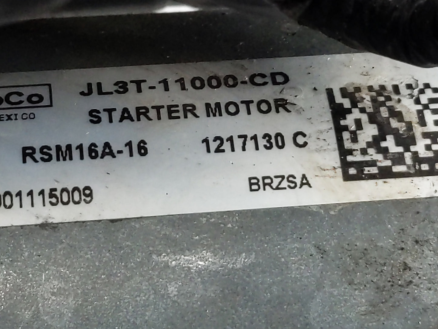 2018-2020 Ford F-150 Car Starter Motor Solenoid OEM P/N:JL3T-11000-CD JL3T-11000-CB Fits Fits 2018 2019 2020 OEM Used Auto P