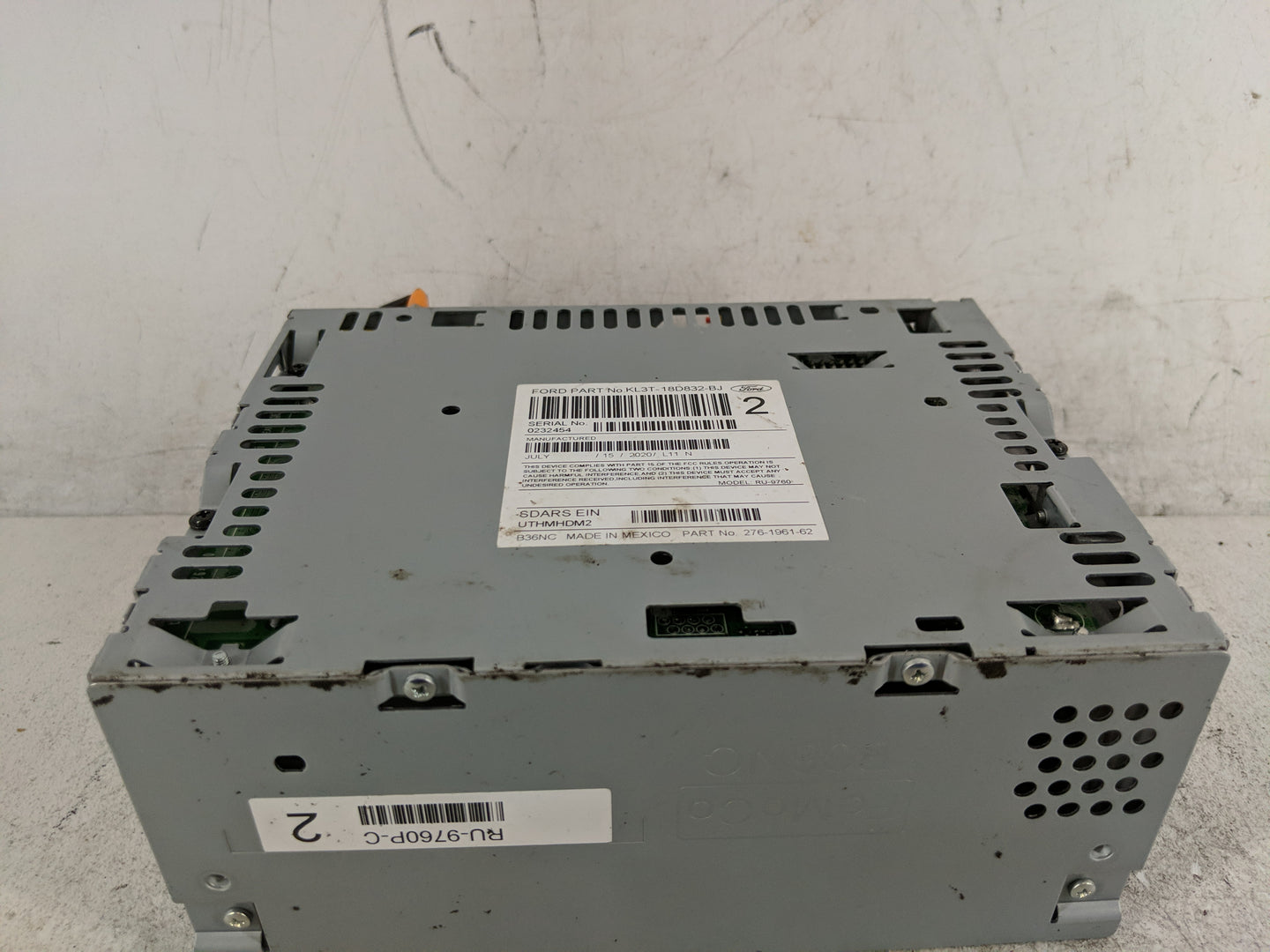 2019-2020 Ford F-150 Radio AM FM Cd Player Receiver Replacement P/N:KL3T-18D832-BJ Fits Fits 2019 2020 OEM Used Auto Parts -