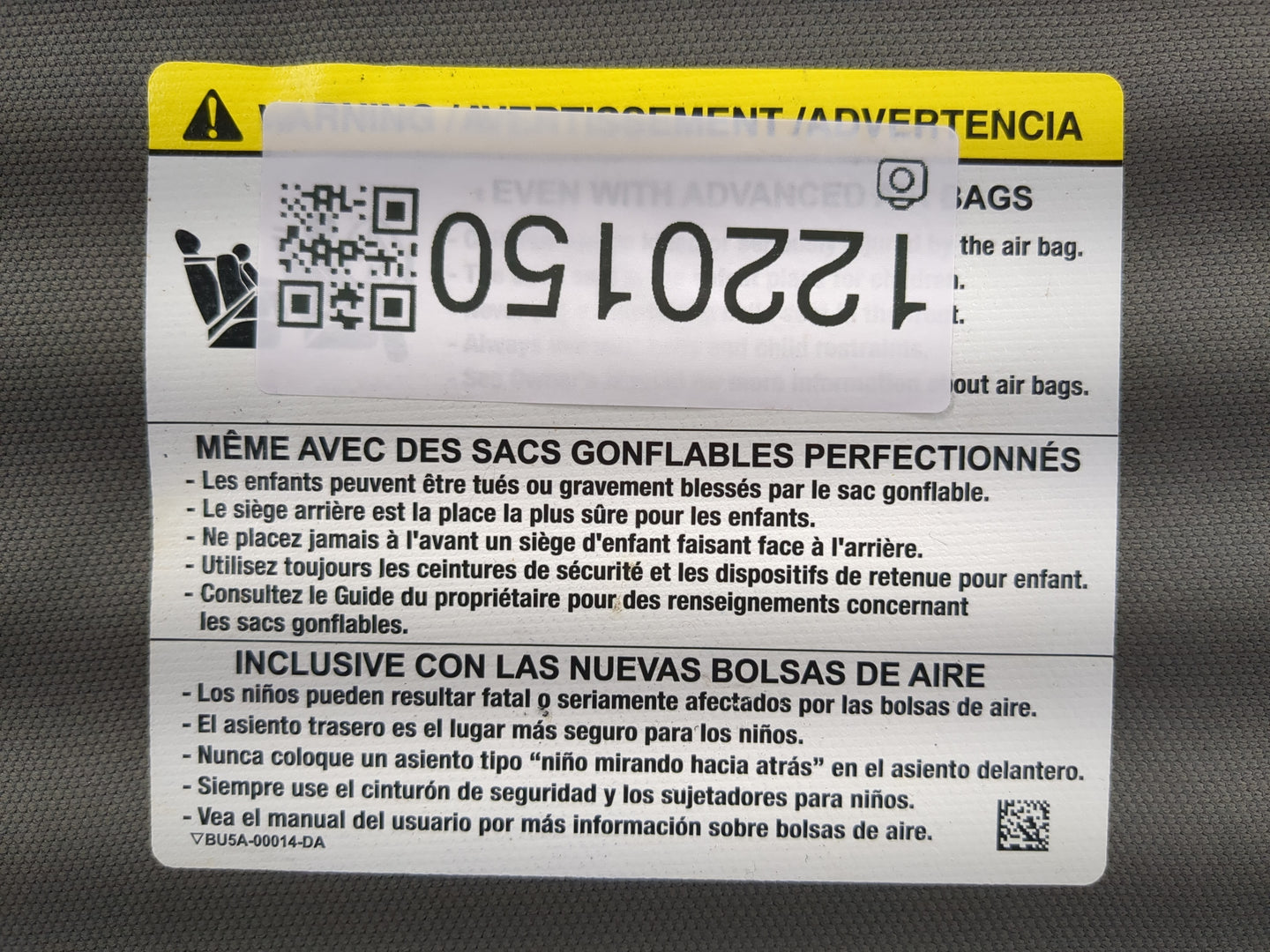 2018-2020 Ford F-150 Sun Visor Shade Replacement Passenger Right Mirror Fits Fits 2018 2019 2020 OEM Used Auto Parts - Oemus