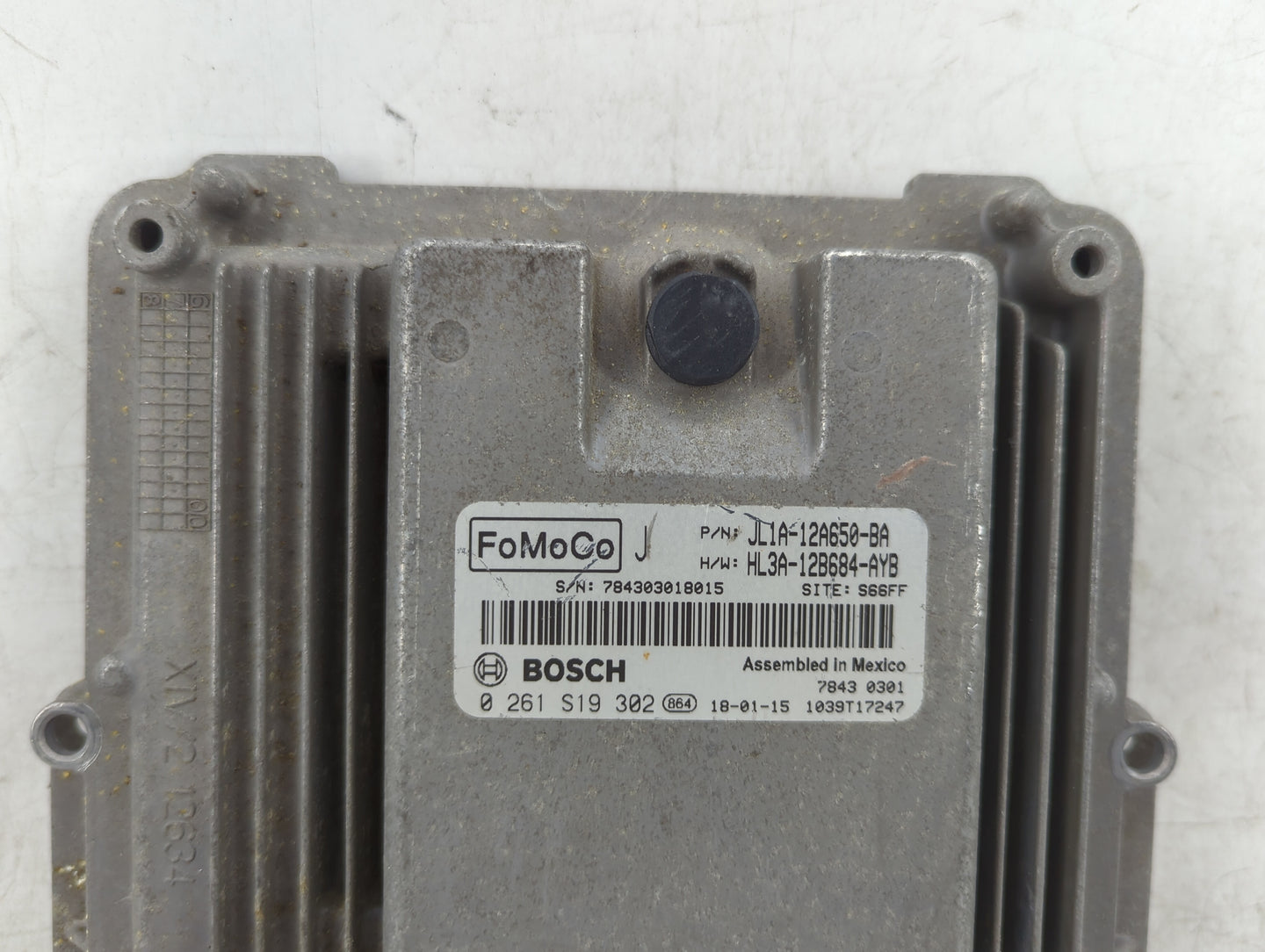 2018-2020 Ford F-150 PCM Engine Control Computer ECU ECM PCU OEM P/N:JL1A-12A650-BA 0 261 S19 302 Fits Fits 2018 2019 2020 O