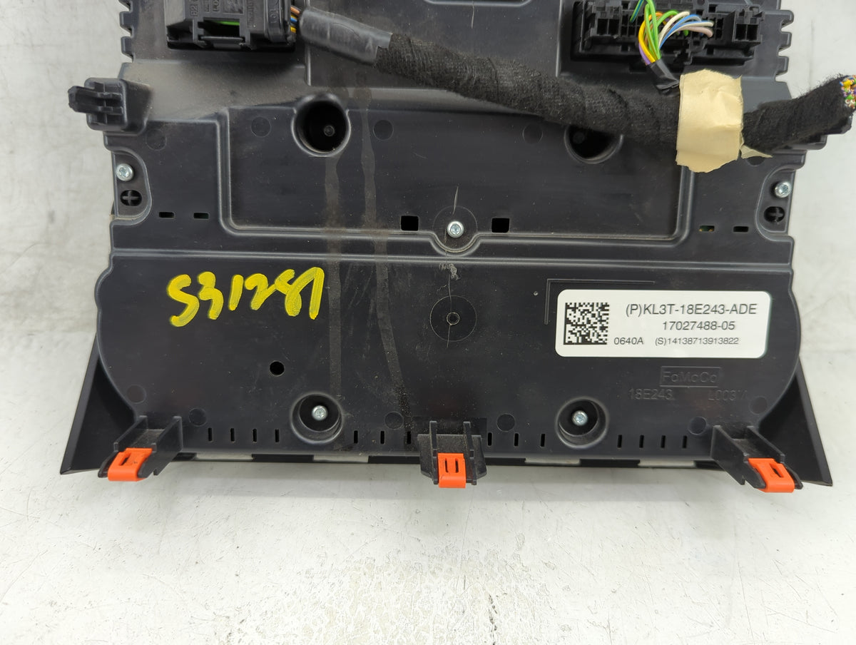 2019-2020 Ford F-150 Radio AM FM Cd Player Receiver Replacement P/N:KL3T-18E243-ADE 17027488-05 Fits Fits 2019 2020 OEM Used