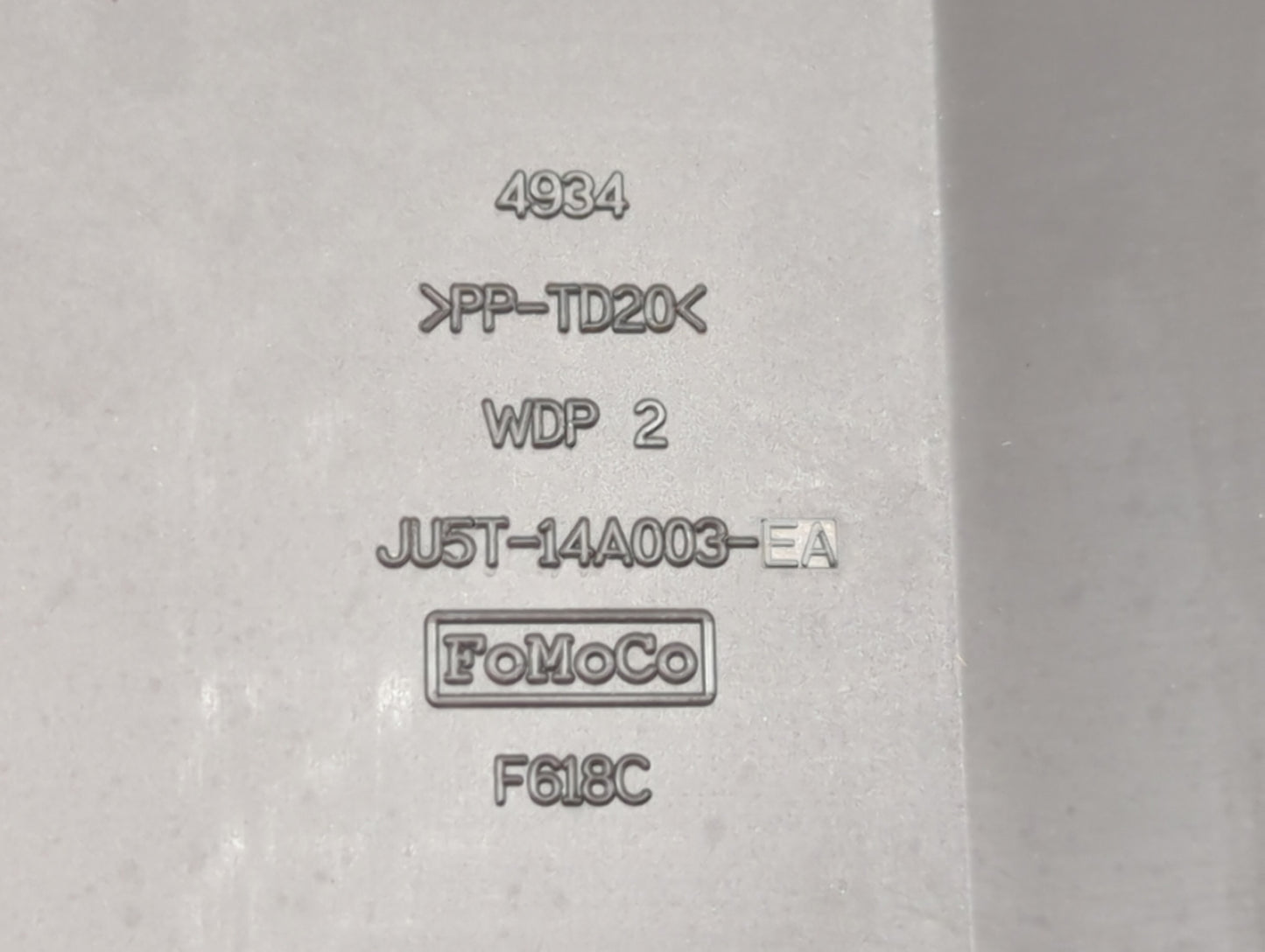 2018-2020 Ford F-150 Fusebox Fuse Box Panel Relay Module P/N:JU5T-14A003-EA Fits Fits 2018 2019 2020 OEM Used Auto Parts - O