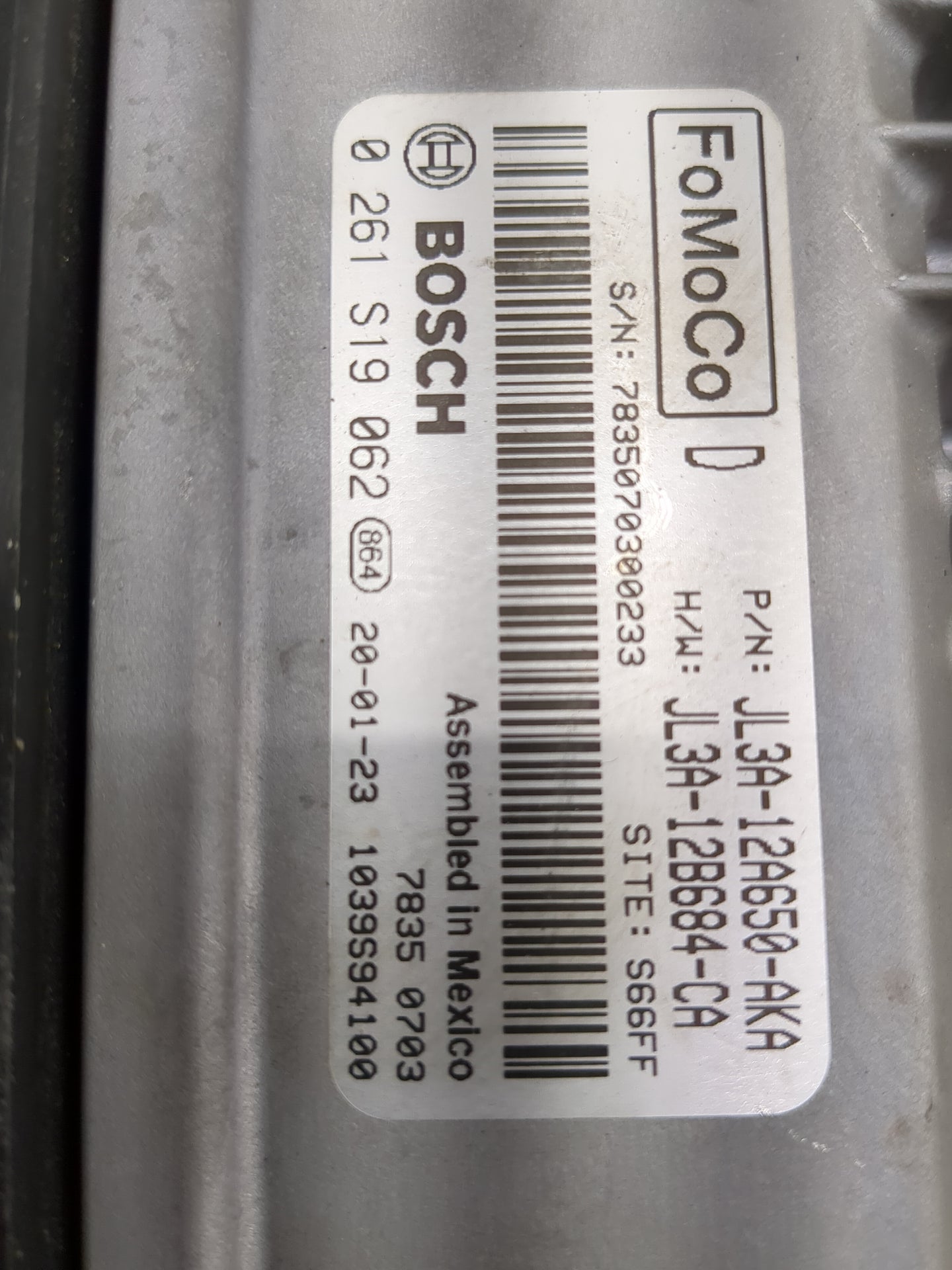 2018-2020 Ford F-150 PCM Engine Control Computer ECU ECM PCU OEM P/N:JL3A-12B684-CA Fits Fits 2018 2019 2020 OEM Used Auto P