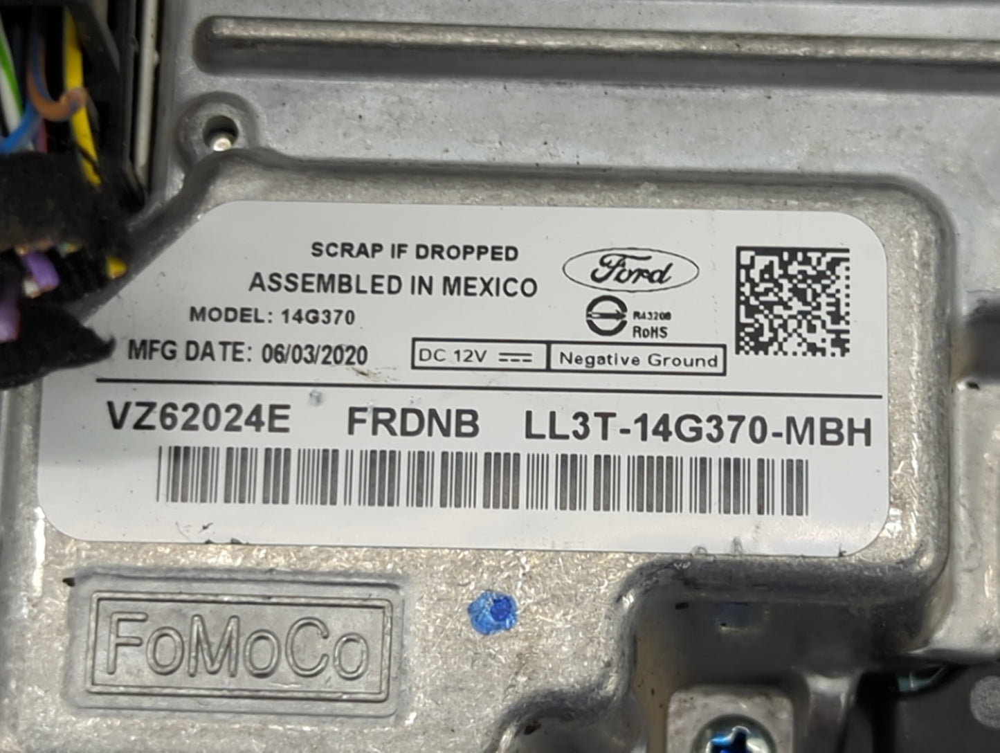 2019-2020 Ford F-150 Information Display Screen Black - Oemusedautoparts1.com