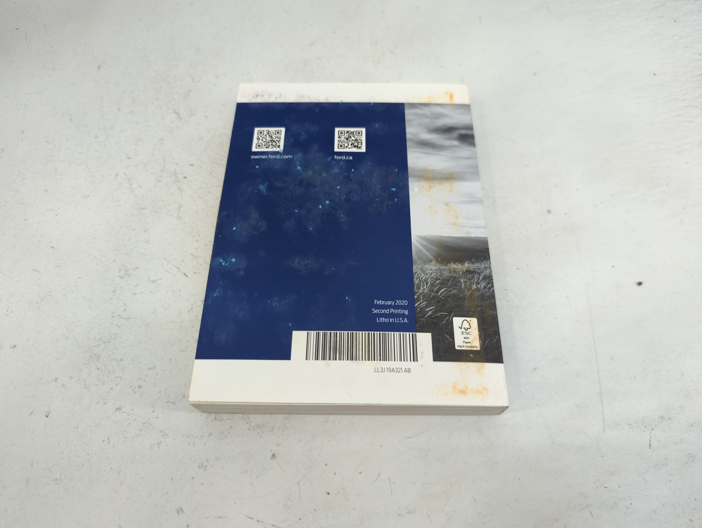 2020 Ford F-150 Owners Manual Book Guide P/N:LL3J19A321AB OEM Used Auto Parts - Oemusedautoparts1.com