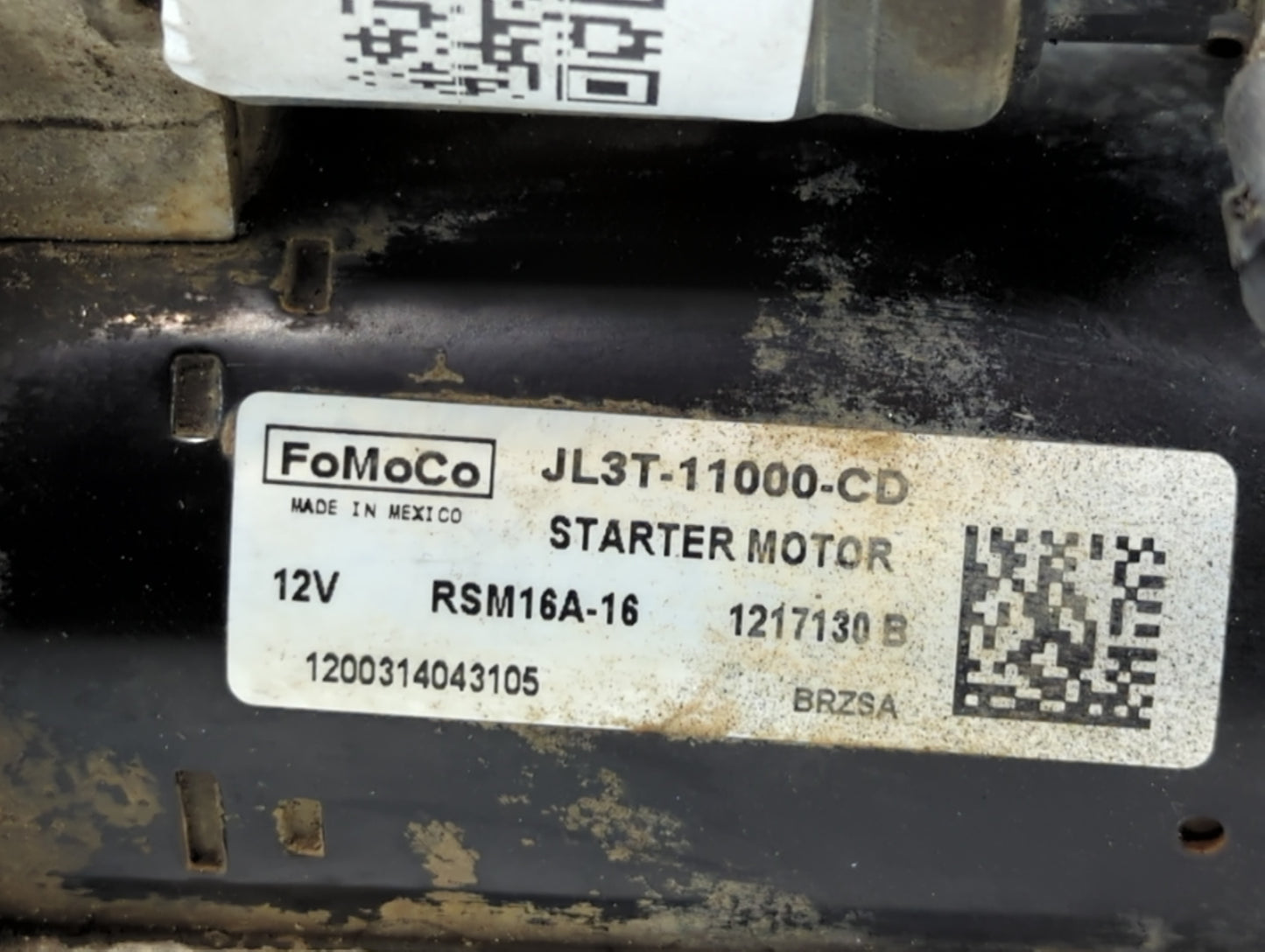2018-2020 Ford F-150 Car Starter Motor Solenoid OEM P/N:JL3T-11000-CD Fits Fits 2018 2019 2020 OEM Used Auto Parts - Oemused