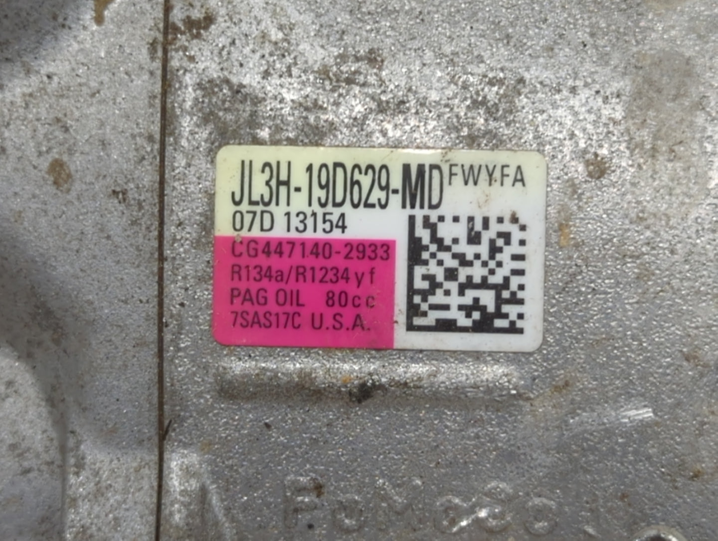 2018-2020 Ford F-150 Air Conditioning A/c Ac Compressor Oem - Oemusedautoparts1.com