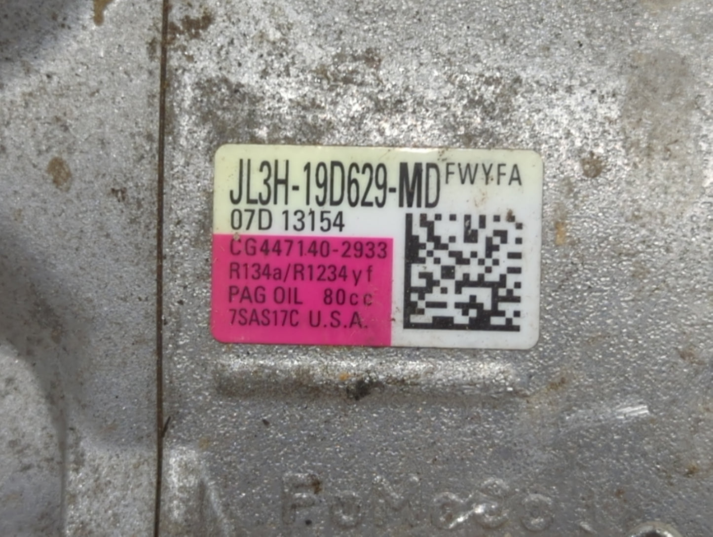 2018-2020 Ford F-150 Air Conditioning A/c Ac Compressor Oem - Oemusedautoparts1.com
