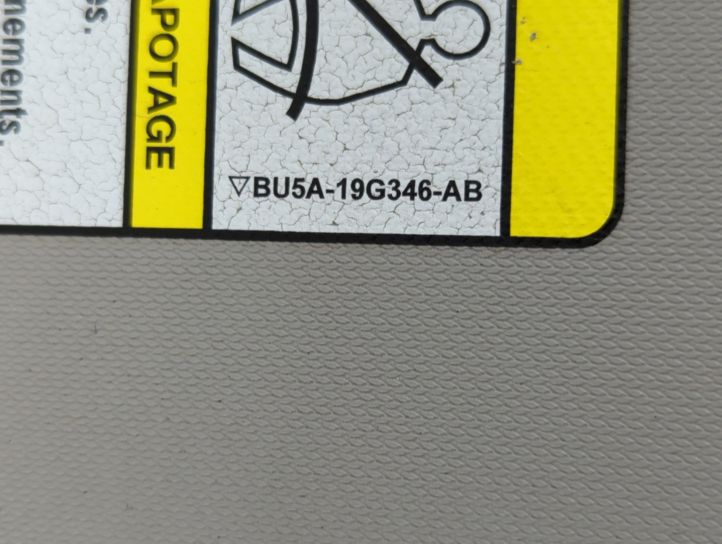2018-2020 Ford F-150 Sun Visor Shade Replacement Driver Left Mirror Fits Fits 2018 2019 2020 OEM Used Auto Parts - Oemusedau