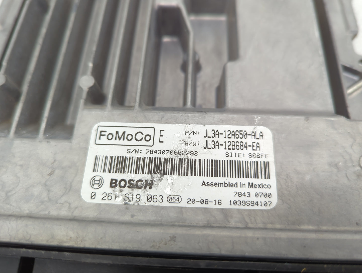 2020 Ford F150 PCM Engine Control Computer ECU ECM PCU OEM P/N:JL3A-12A650-ALA JL3A-12B684-EA, JU5T-14E262-AC Fits Fits 2018