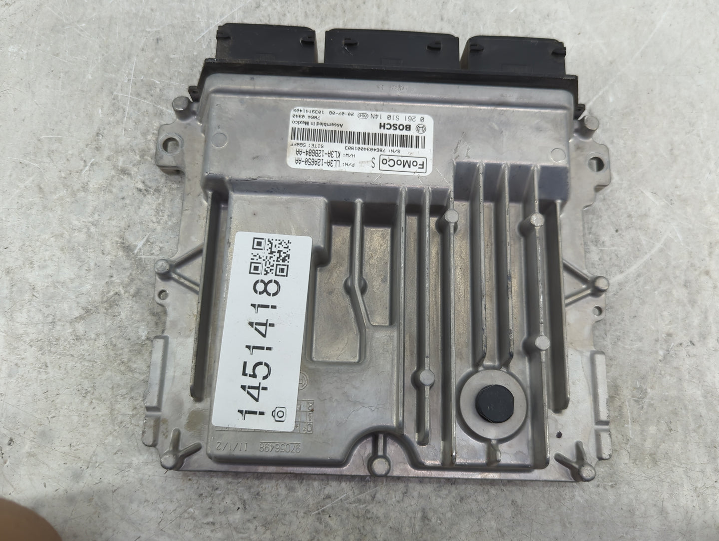 2020 Ford F150 PCM Engine Control Computer ECU ECM PCU OEM P/N:LL3A-12A650-AA KL3A-12B684-AA, 0261S1014N Fits Fits 2018 2019