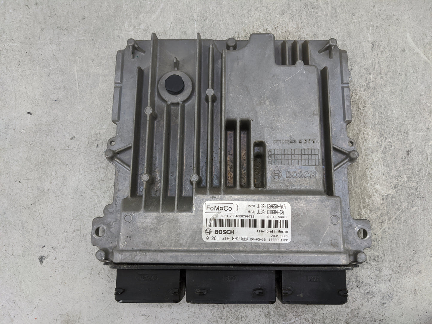 2020 Ford F150 PCM Engine Control Computer ECU ECM PCU OEM P/N:JL3A-12A650-AKA JL3A-12B684-CA, 0261S19062 Fits Fits 2018 201