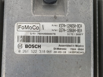 2020 Ford Fusion PCM Engine Control Computer ECU ECM PCU OEM P/N:GS7A-12B684-BEA KS7A-12A650-BCA Fits OEM Used Auto Parts