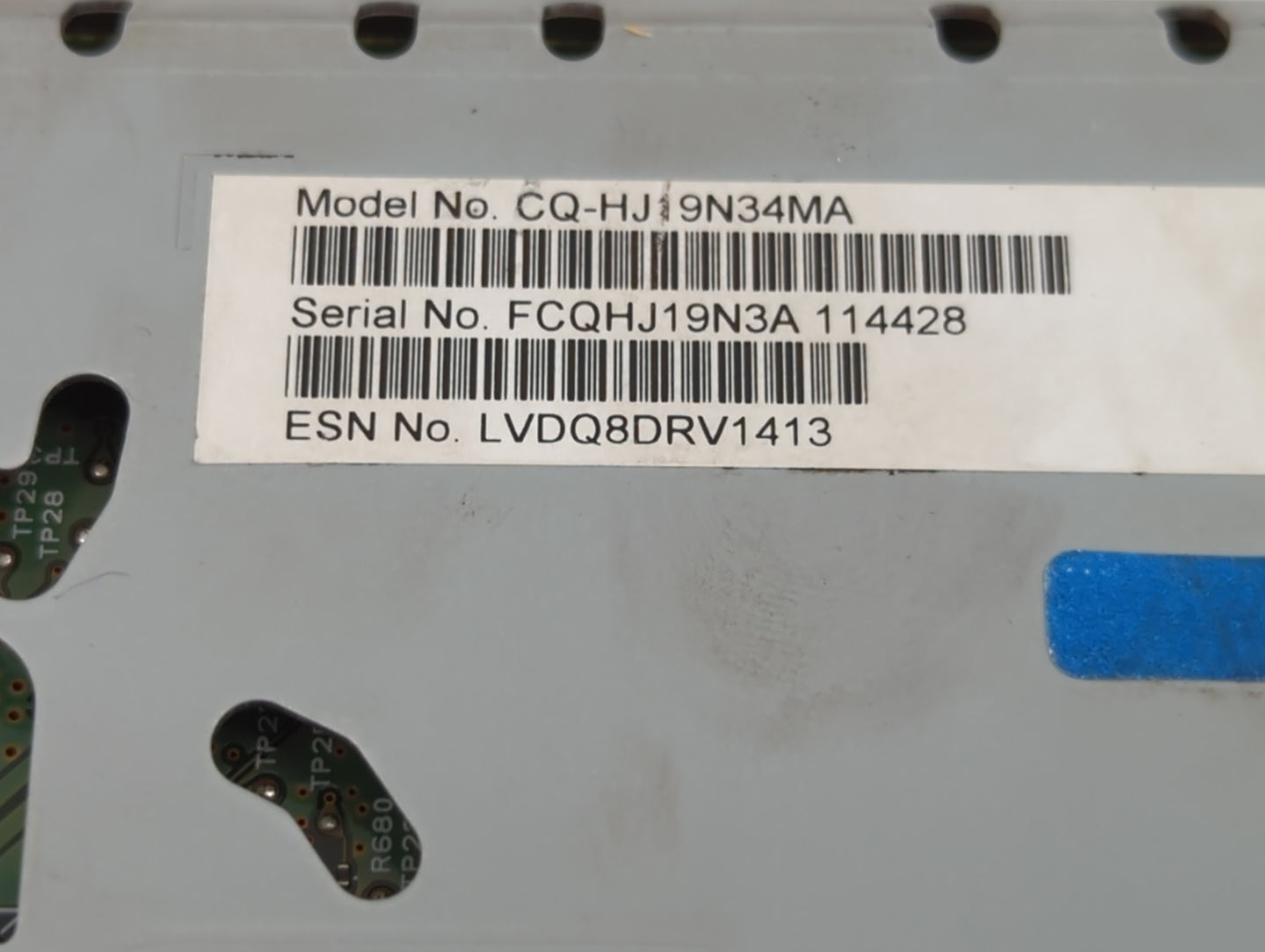 2020 Ford Fusion Radio AM FM Cd Player Receiver Replacement Fits OEM Used Auto Parts - Oemusedautoparts1.com