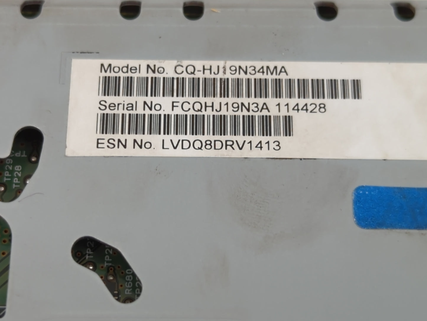 2020 Ford Fusion Radio AM FM Cd Player Receiver Replacement Fits OEM Used Auto Parts - Oemusedautoparts1.com