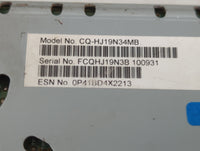 2020 Ford Fusion Radio AM FM Cd Player Receiver Replacement Fits OEM Used Auto Parts - Oemusedautoparts1.com