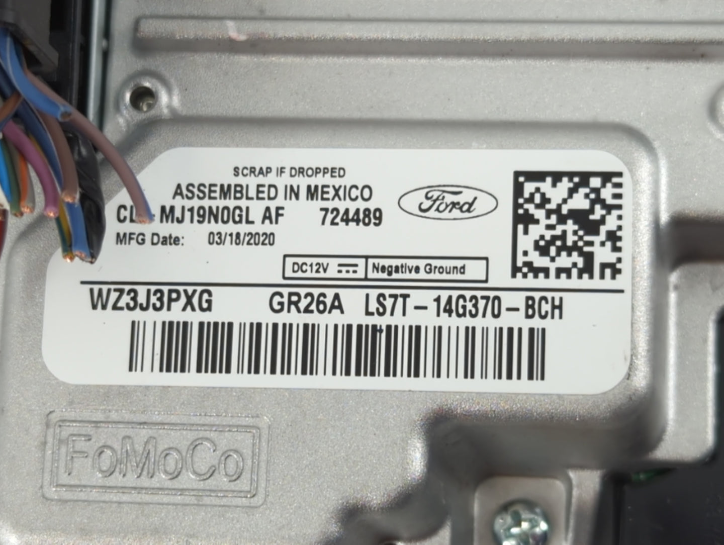 2017-2020 Ford Fusion Information Display Screen - Oemusedautoparts1.com