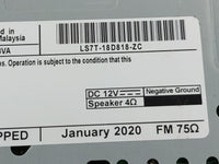 2020 Ford Fusion Radio AM FM Cd Player Receiver Replacement P/N:LS7T-18D818-ZC Fits OEM Used Auto Parts - Oemusedautoparts1.