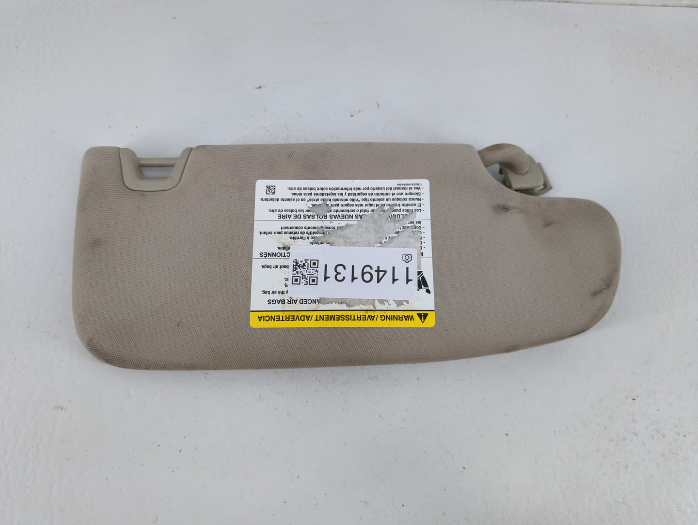 2017-2020 Ford Fusion Sun Visor Shade Replacement Passenger Right Mirror Fits Fits 2017 2018 2019 2020 OEM Used Auto Parts -