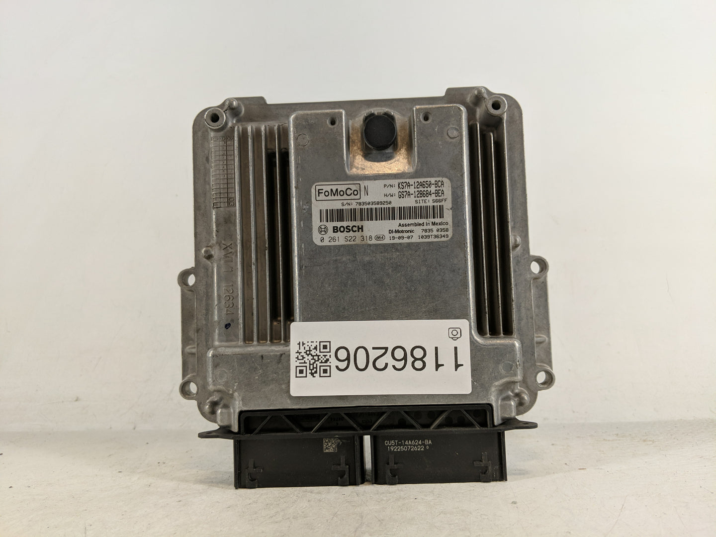 2020 Ford Fusion PCM Engine Control Computer ECU ECM PCU OEM P/N:KS7A-12A650-BCA Fits OEM Used Auto Parts - Oemusedautoparts