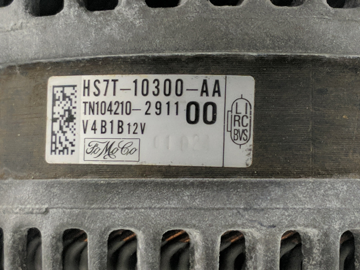 2016-2020 Ford Fusion Alternator Replacement Generator Charging Assembly Engine OEM P/N:HS7T-10300-AA Fits OEM Used Auto Par
