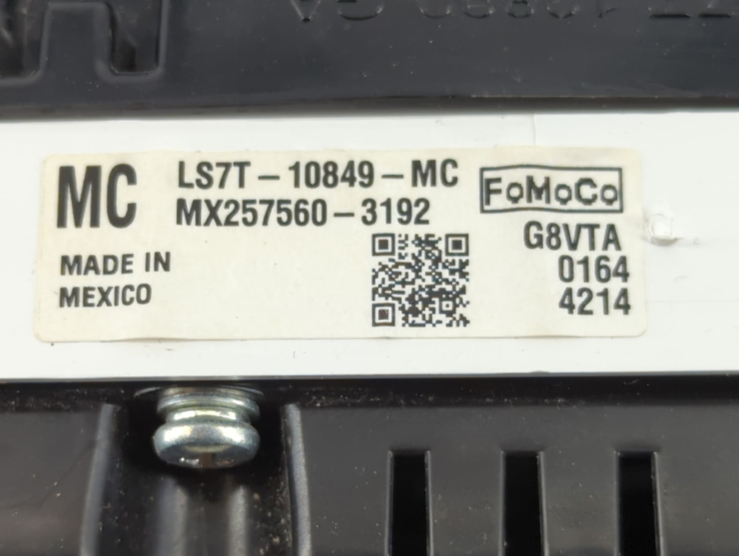 2020 Ford Fusion Instrument Cluster Speedometer Gauges P/N:LS7T-10849-MC Fits OEM Used Auto Parts - Oemusedautoparts1.com