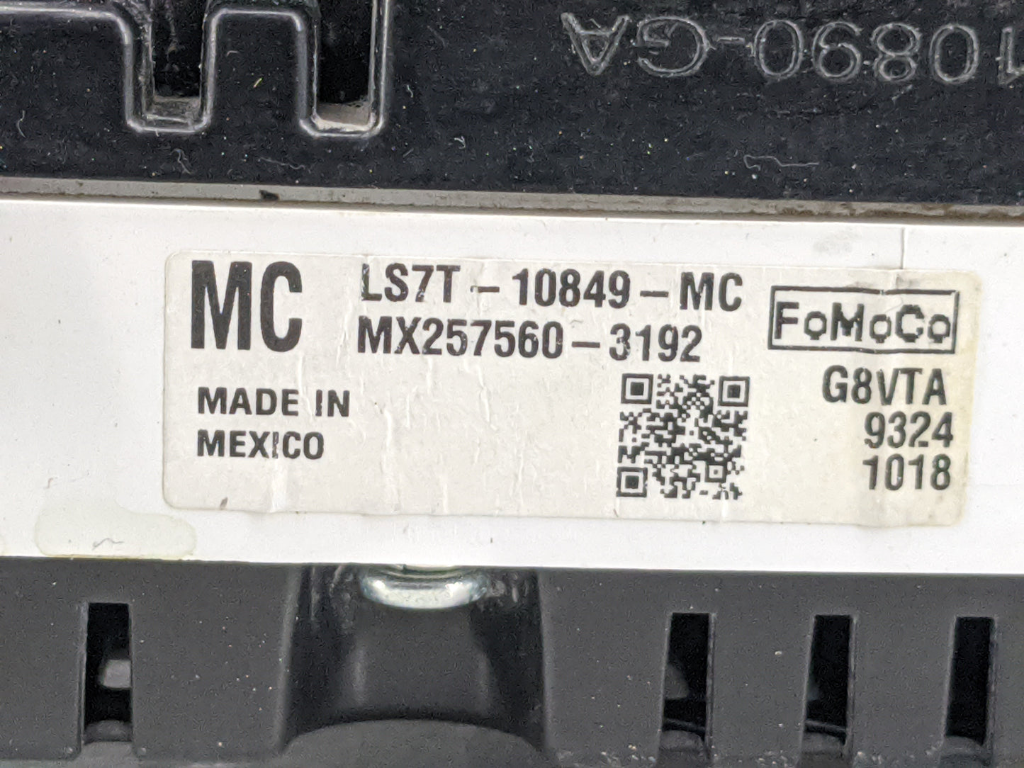 2020 Ford Fusion Instrument Cluster Speedometer Gauges P/N:LS7T-10849-MC Fits OEM Used Auto Parts - Oemusedautoparts1.com