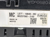 2020 Ford Fusion Instrument Cluster Speedometer Gauges P/N:LS7T-10849-MC Fits OEM Used Auto Parts - Oemusedautoparts1.com