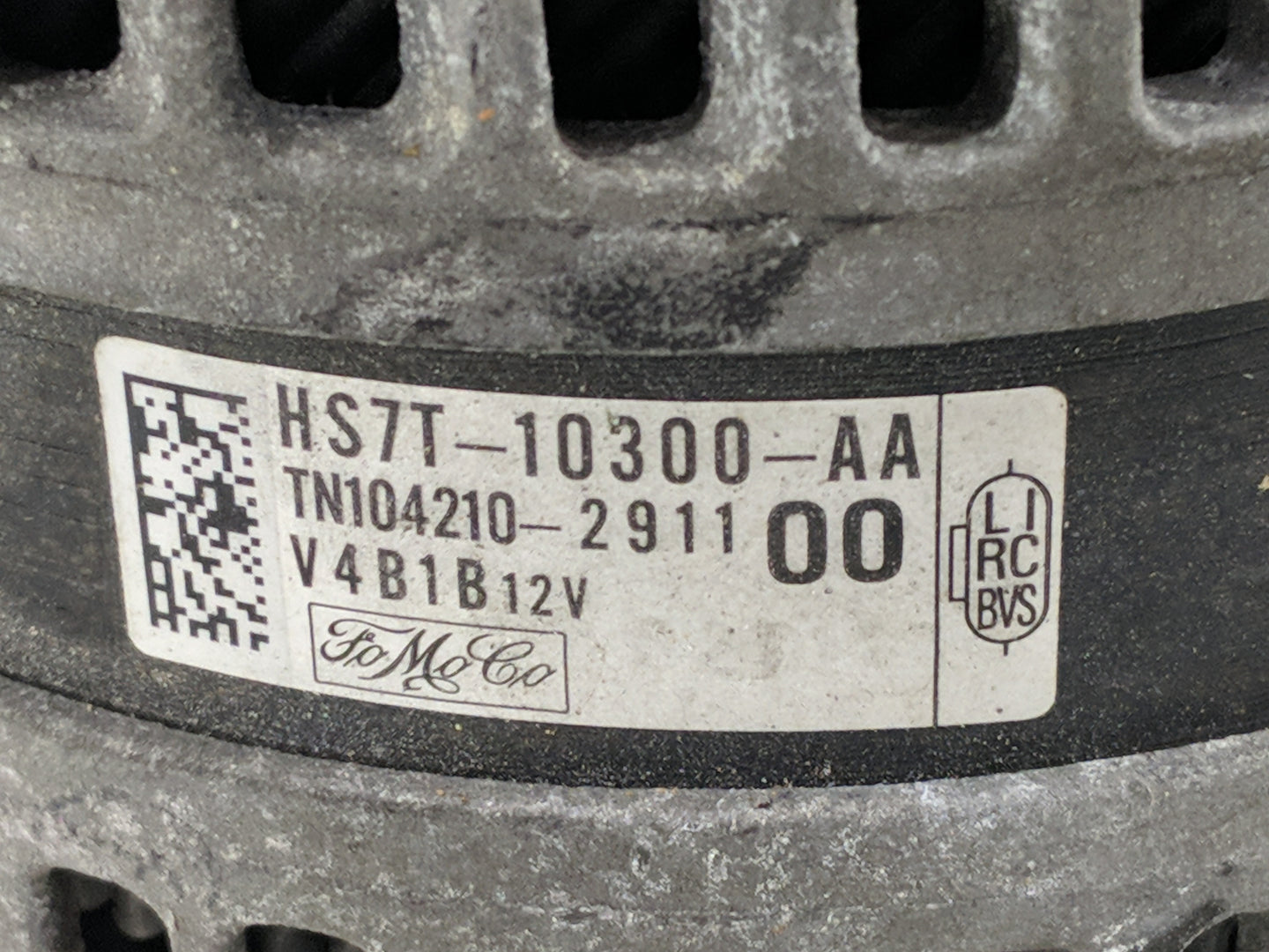 2016-2020 Ford Fusion Alternator Replacement Generator Charging Assembly Engine OEM P/N:HS7T-10300-AA Fits OEM Used Auto Par