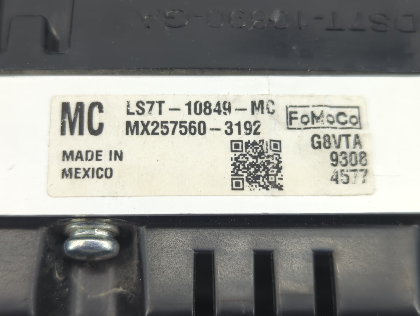 2020 Ford Fusion Instrument Cluster Speedometer Gauges P/N:LS7T-10849-MC Fits OEM Used Auto Parts - Oemusedautoparts1.com
