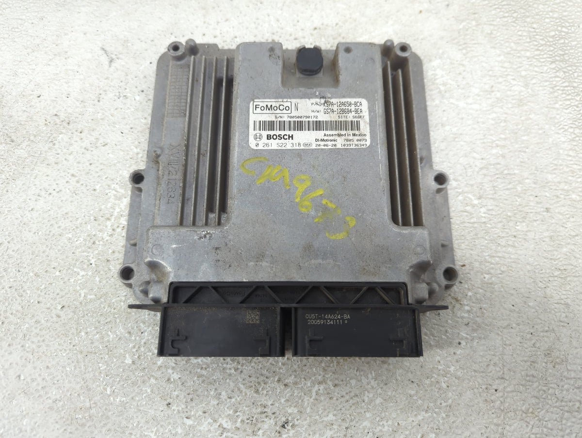 2020 Ford Fusion PCM Engine Control Computer ECU ECM PCU OEM P/N:KS7A-12A650-BCA 0 261 S22 318 OEM Used Auto Parts - Oemused