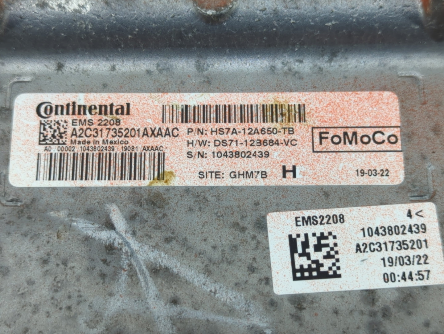 2017-2020 Ford Fusion PCM Engine Control Computer ECU ECM PCU OEM P/N:DV61-12B684-VC Fits Fits 2016 2017 2018 2019 2020 OEM 