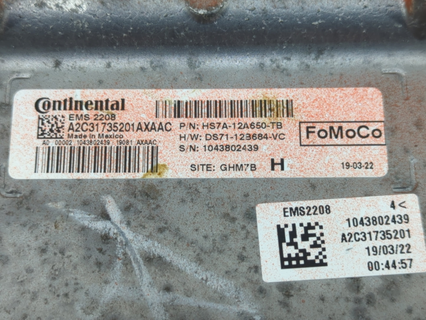 2017-2020 Ford Fusion PCM Engine Control Computer ECU ECM PCU OEM P/N:DV61-12B684-VC Fits Fits 2016 2017 2018 2019 2020 OEM 