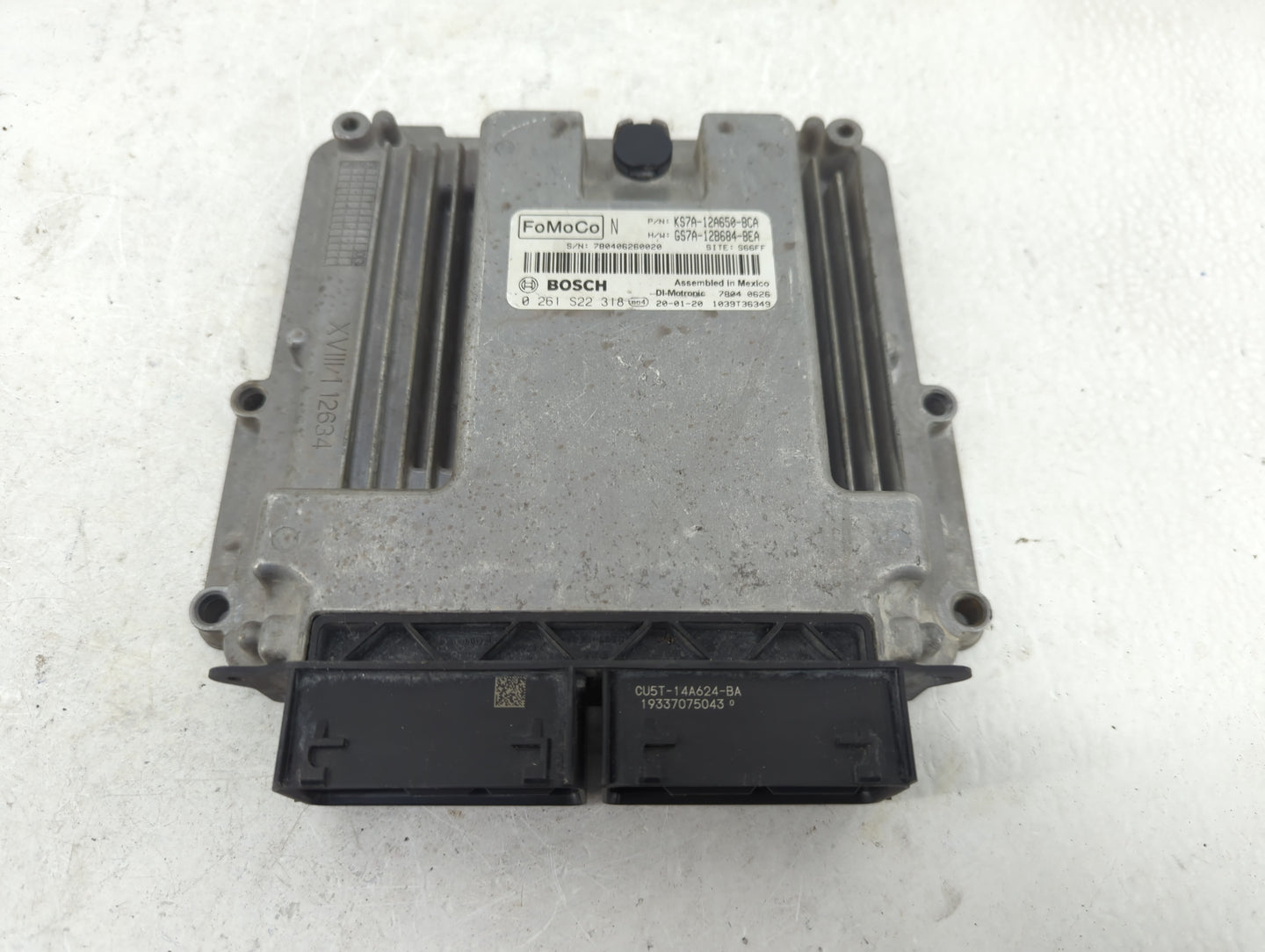 2020 Ford Fusion PCM Engine Control Computer ECU ECM PCU OEM P/N:GS7A-12B684-BEA KS7A-12A650-BCA, 0 261 S22 318 Fits OEM Use