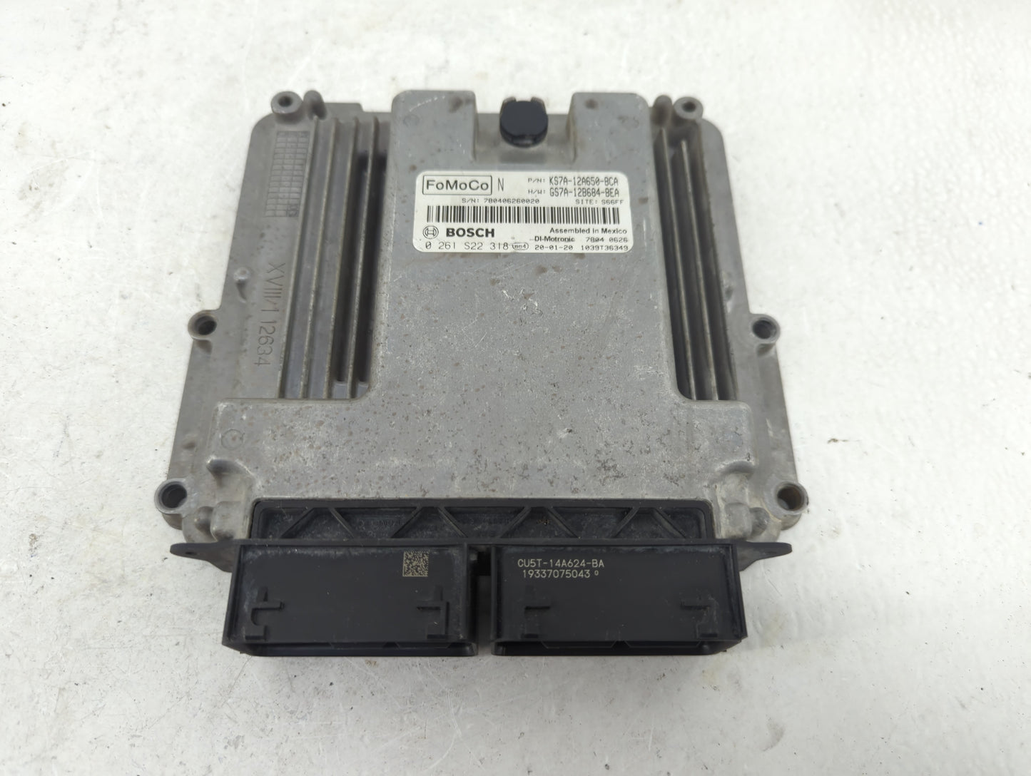 2020 Ford Fusion PCM Engine Control Computer ECU ECM PCU OEM P/N:GS7A-12B684-BEA KS7A-12A650-BCA, 0 261 S22 318 Fits OEM Use